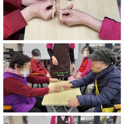 [치매전담실 신체프로그램] 젓가락 씨름