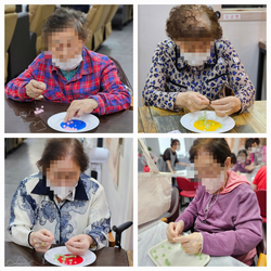 [주간보호 인지프로그램] 팔찌만들기
