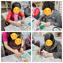 [치매전담실 인지프로그램] 독도아트액자