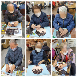 [주간보호 인지프로그램] 수염 붙이기