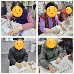 [치매전담실 인지프로그램] 제비 꾸미기