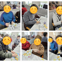 [치매전담실 인지프로그램] 개나리 조각퍼즐